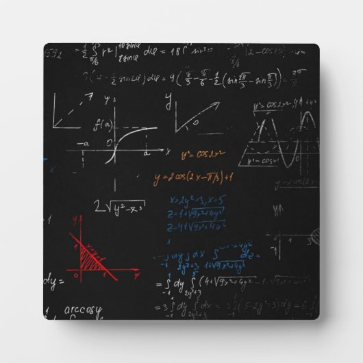 Photo Plaque Math Tabletop (Devant)