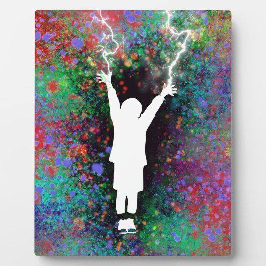 Photo Plaque météorologique orageuse (Devant)