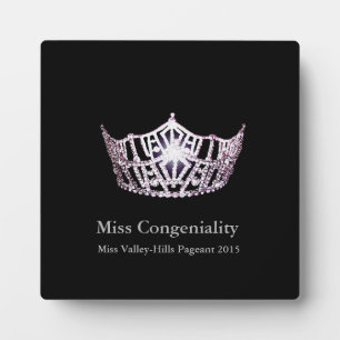 Photo Plaque Miss America Silver Crown Awards