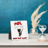 Photo Plaque "MOL" : MEOW OUD LOUD (Insitu)