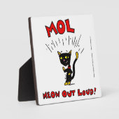 Photo Plaque "MOL" : MEOW OUD LOUD (Recto)