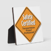 Photo Plaque murale certifiée de sécurité (Recto)