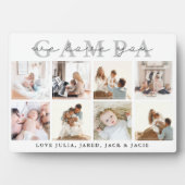 Photo Plaque 'Nous vous aimons, Gampa' (Devant)