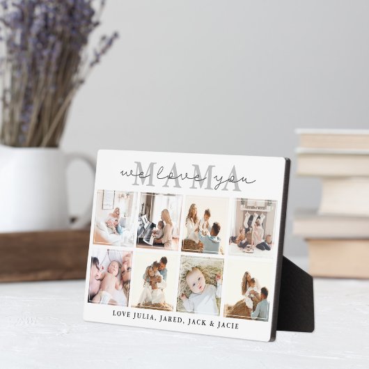 Photo Plaque 'Nous vous aimons, Maman'