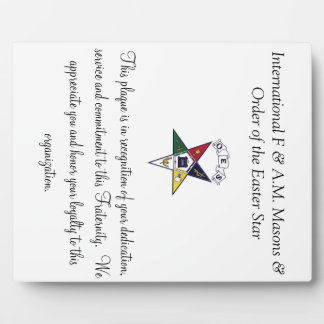 Photo Plaque OES