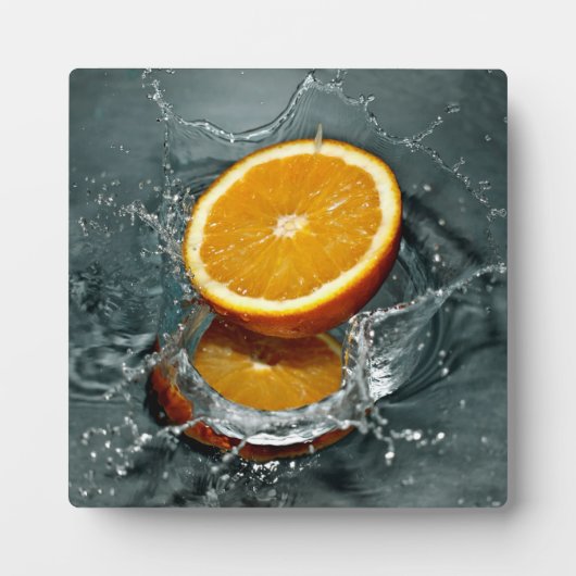 Photo Plaque Orange Splash (Devant)