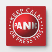 Photo Plaque Panic Button (Devant)