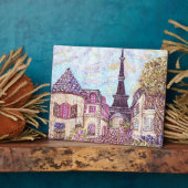 Photo Plaque panoramique inspirée de Paris (Côté)