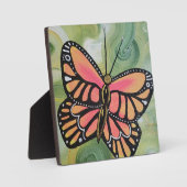 Photo Plaque papillon Monarque (Recto)