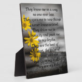 Photo Plaque parentale avec poème (Côté)