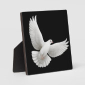 Photo Plaque personnalisable Flying Peace Dove (Recto)