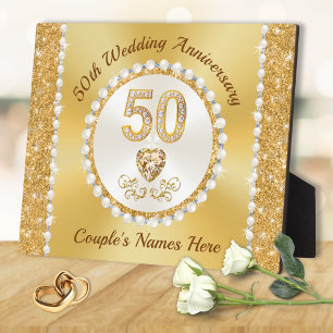 Photo Plaque personnalisée pour le 50e anniversaire, Mag