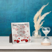 Photo Plaque poétique du mari - Saint-Valentin - Coeurs (Insitu)