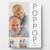 Photo Plaque Poppop moderne 3 photos (Devant)
