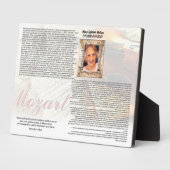 Photo Plaque pour amis (Côté)