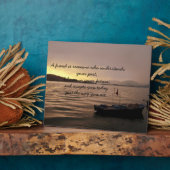 Photo Plaque Proverbe d'amitié (Côté)