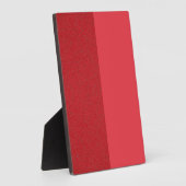 Photo Plaque rouge à double finition et à bande lisse (p (Côté)