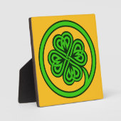 Photo Plaque Shamrock tribale (Recto)