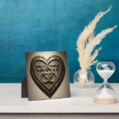 Photo Plaque symbolique en bois rustique TRINITY Heart (Insitu)