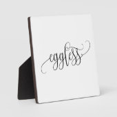 Photo Plaque Tabletop avec Easel (Recto)