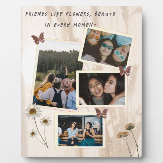 Photo Plaque Tabletop avec Easel Custom Friendship Desig (Devant)