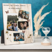 Photo Plaque Tabletop avec Easel Custom Friendship Desig (Côté)