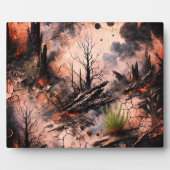 Photo Plaque tabletop d'art Abstrait (Devant)
