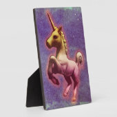 Photo Plaque Tabletop Unicorne 5x7 (purée) (Côté)