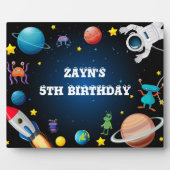 Photo Plaque tablette personnalisée hors de l'espace ave (Devant)