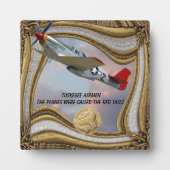 Photo Plaque TAILS Tuskegee Airmen-RED (Devant)