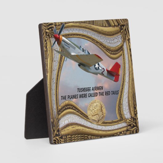 Photo Plaque TAILS Tuskegee Airmen-RED (Recto)