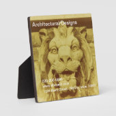 Photo Plaque - Tête de lion (Recto)