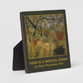 Photo Plaque Tiger de Rousseau (Recto)