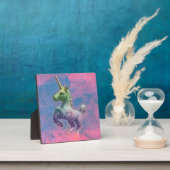 Photo Plaque Unicorn Tabletop 5,25 po (rose cupcake) (Insitu)