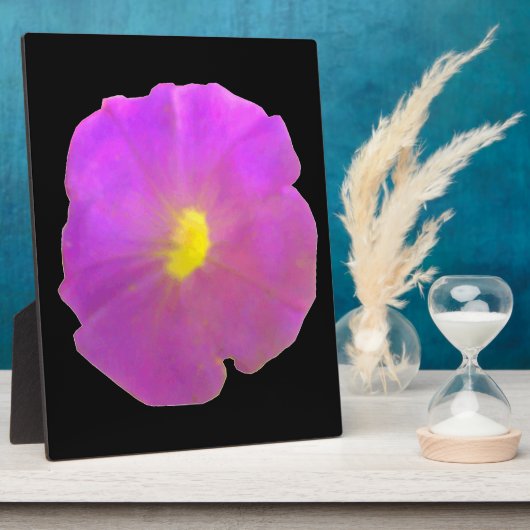 Photo Plaque violette de Petunia (Côté)