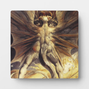 Photo Plaque William Blake Red Dragon