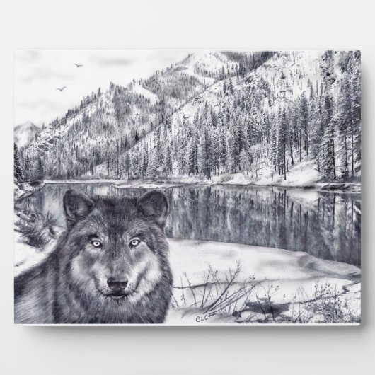 Photo Plaque Wolf (Devant)