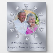 Photo Plaques personnalisées, Anniversaire Mariage (Devant)