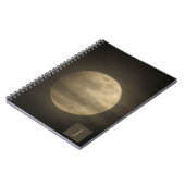 Photo pleine lune avec carnet doux et clouds (Côté gauche)