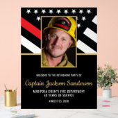 Photo pompier du Parti de la retraite (Mariage)