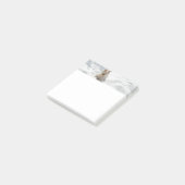 Photo Post-it Photo Pad Photo Chien blanc neigeux (Incliné)