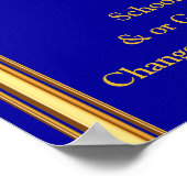 Photo Poster de graduation personnalisée Vos coule (Coin)