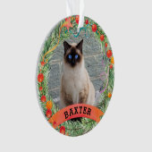 Photo pour animaux de compagnie Cat Berry Wreath C (devant)