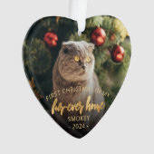Photo pour animaux First Christmas Forever Home Sc (devant)