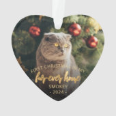 Photo pour animaux First Christmas Forever Home Sc (dos)