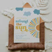 Photo Premier Voyage Autour Du Soleil Invitation