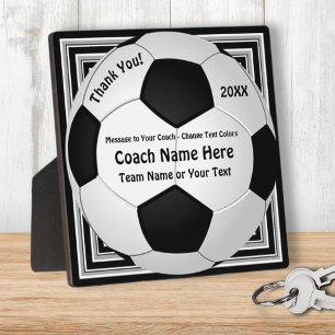 Photo Présentations pour entraîneurs de football, Plaque