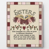 Photo Prim Sisters Poem Plaque (Devant)