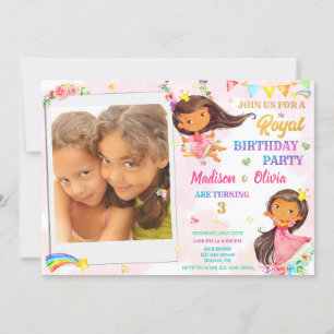 Photo Princesse invitation anniversaire Royal anni