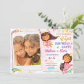 Photo Princesse invitation anniversaire Royal anni (Debout devant)